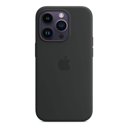 Apple iPhone 14 Pro/Pro Max Silicone Case with MagSafe Midnight iPhone 14 Pro from Apple sold by 961Souq-Zalka