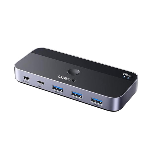 Ugreen USB 3.0 Sharing Switch 2-in-4 Out - Share 4 USB Devices Between 2 PCs
