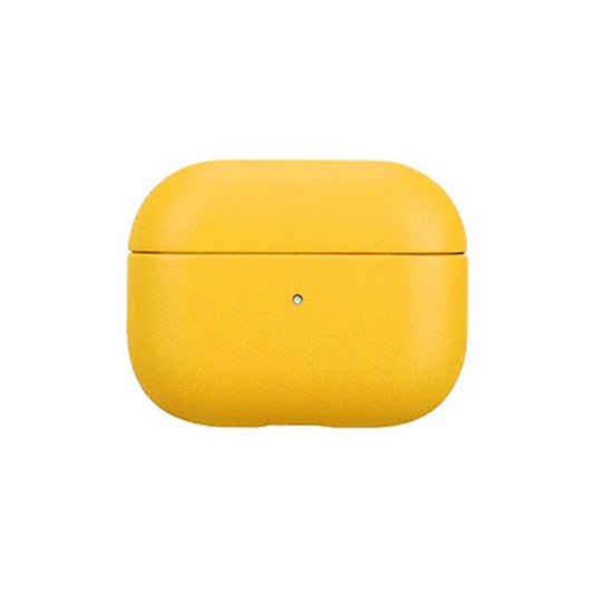 K-Doo LuxCraft premium leather case full coverage design delicate protective cover for AirPods Pro YELLOW from K-DOO sold by 961Souq-Zalka