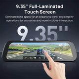 70mai Rearview Dash Cam S500 - 3K Streaming - 9.35'' Full-Laminated Touch Screen