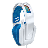 Logitech G335 Wired Gaming Headset - Lightweight, Adjustable, with 40mm Drivers - White - 981-001018