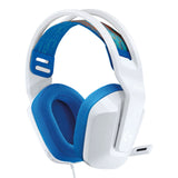 Logitech G335 Wired Gaming Headset - Lightweight, Adjustable, with 40mm Drivers - White - 981-001018