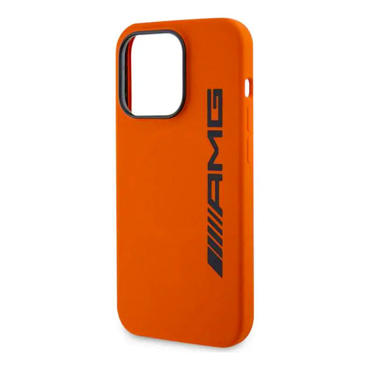 AMG MagSafe Liquid Silicone Case for iPhone 15 Pro - Orange