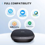 Anker PowerConf S330 USB Speakerphone – Smart Voice Enhancement, 360° Voice Coverage, Superior Sound, Full Duplex Communication