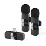 BOYA BY-V20 - Dual Wireless Lavalier Microphone for Android