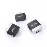 Boya BY-M1V4 - 2.4GHz Dual-Channel Wireless Microphone System for USB-C Devices