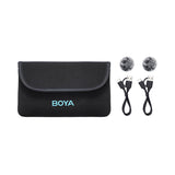 Boya BY-M1V4 - 2.4GHz Dual-Channel Wireless Microphone System for USB-C Devices