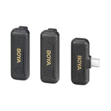 Boya BY-WM3T2-U2 - Mini 2.4GHz Dual-Channel Wireless Microphone System or USB-C Devices