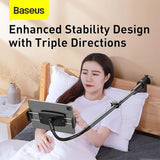 Baseus Otaku Life Rotary Adjustment Lazy Holder Pro for Phone & iPad - Gray