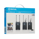 Boya BY-WM8 Pro-K2 - UHF Dual-Channel Wireless Microphone System