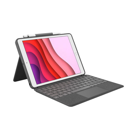 Logitech Combo Touch Detachable backlit keyboard case iPad® (7th, 8th, 9th, & 10th gen) from Logitech sold by 961Souq-Zalka