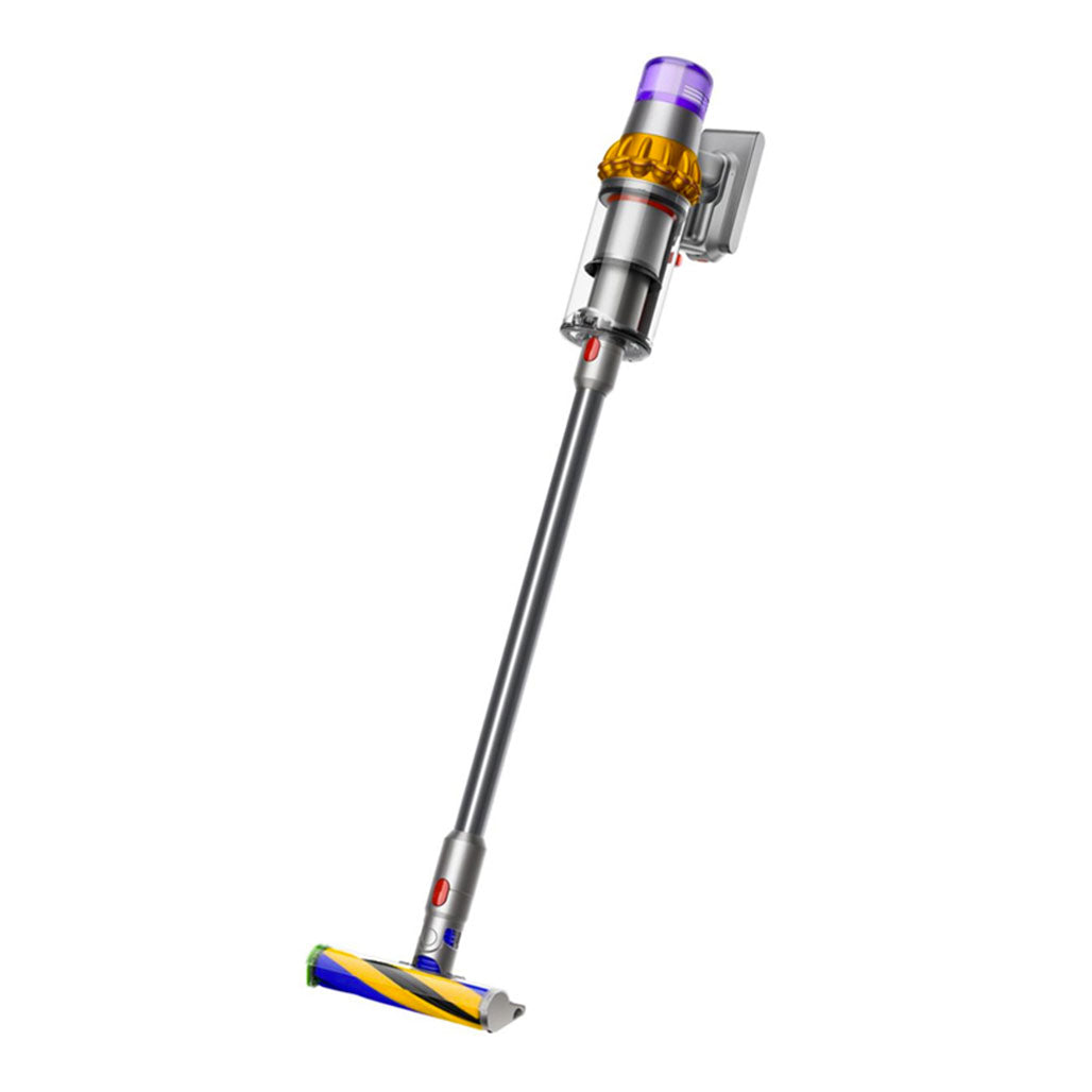 Dyson V15 Detect, Dyson’s most powerful, most intelligent cordless vacuum. With laser illumination.