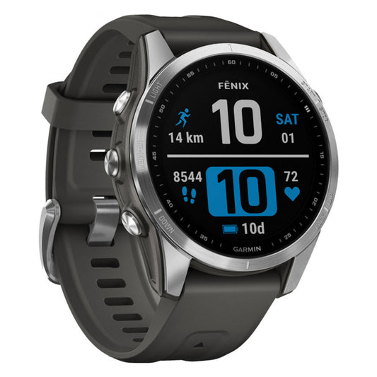 Garmin FĒNIX 7S Silver With Graphite Band from Garmin sold by 961Souq-Zalka