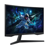 Samsung 27" Odyssey G5 WQHD 144Hz Curved Gaming Monitor | LC27G55TQBUXEN – Immersive 1000R Curve, 1ms Response Time, AMD FreeSync Premium, HDR10