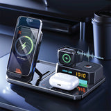 Green Lion 6-in-1 Multifunctional Wireless Charger with Bluetooth 5.3, 20W Speaker, and Fast Charging