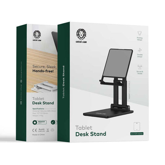 Green Lion Tablet Desk Stand - Black - GNTABDESTNDBK