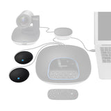 Logitech GROUP Expansion Mics - Add-On Microphones for Enhanced Audio in Large Meeting Rooms