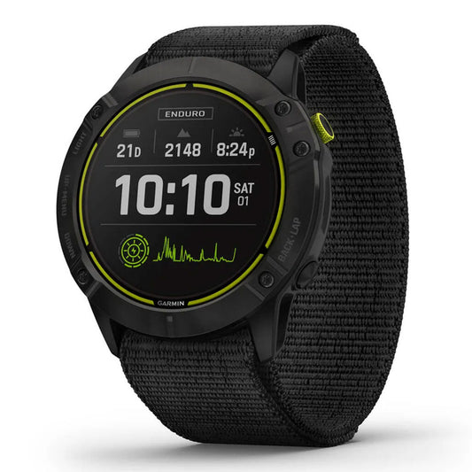 Garmin Enduro - 010-02408-01 - Carbon Gray DLC Titanium with Black UltraFit Nylon Strap