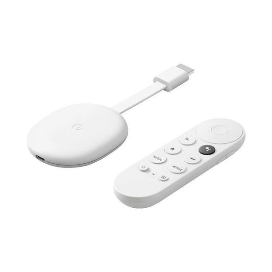 Google Chromecast with Google TV (4K) - Snow from Google sold by 961Souq-Zalka