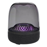 Harman Kardon Aura Studio 4 - Black | Premium 360-Degree Bluetooth Speaker with Diamond-Effect Lighting