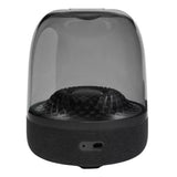 Harman Kardon Aura Studio 4 - Black | Premium 360-Degree Bluetooth Speaker with Diamond-Effect Lighting