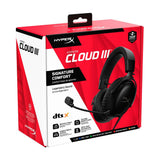 HyperX Cloud III Wired Gaming Headset - Black | 727A8AA - Enhanced Comfort & Superior Sound for Gamers