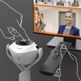 J5Create 360° AI-Powered Webcam with Speakerphone for Enhanced Video Conferencing - JVU368