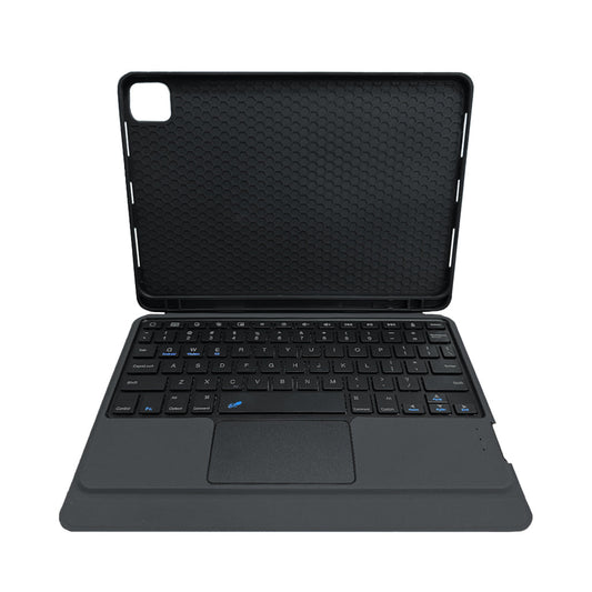 Protected Keyboard Case with Touchpad for iPad 10.2/10.5 - Black