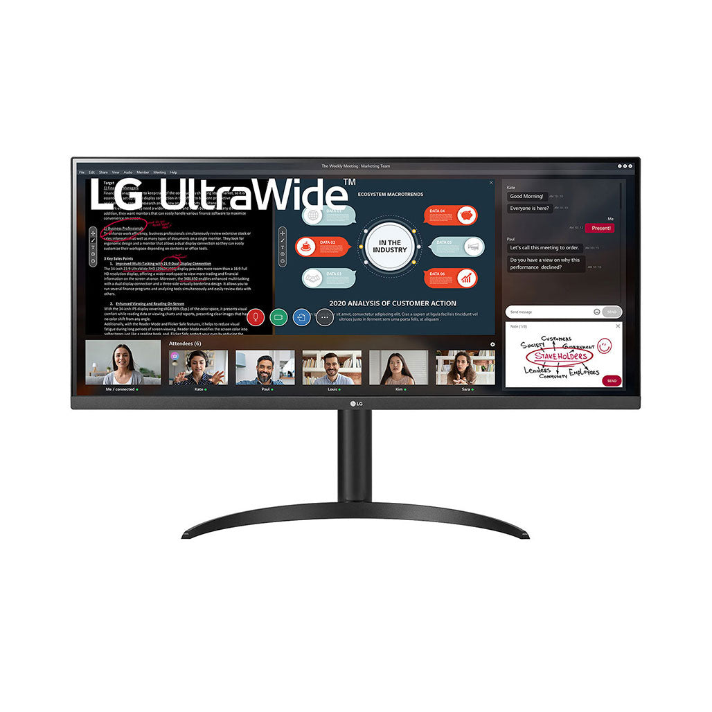 LG 34WP550-B 34'' 21:9 UltraWide™ Full HD IPS Monitor with AMD FreeSync™ from LG sold by 961Souq-Zalka