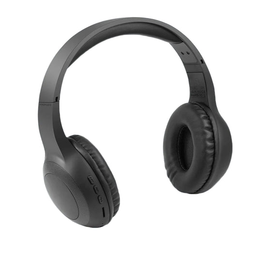 Promate LaBoca Deep Bass Over-Ear Wireless Headphones - Black | Bluetooth 5.0 with Superior Sound and Comfort