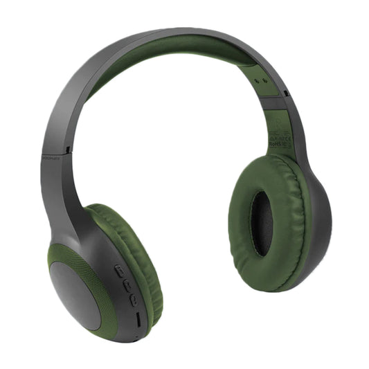 Promate LaBoca - Deep Bass Over-Ear Wireless Headphones | Midnight Green