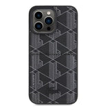 Lacoste iPhone 15 Pro with Card Slot - The Blend Monogram - Black