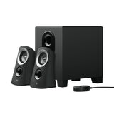 Logitech 980-000447 Z313 Speaker System With Subwoofer - Compact 2.1 Audio System for Enhanced Sound Quality