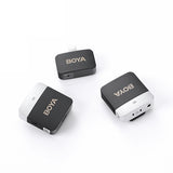 Boya BY-M1V6 - 2.4GHz Dual-Channel Wireless Microphone System for Lightning Devices