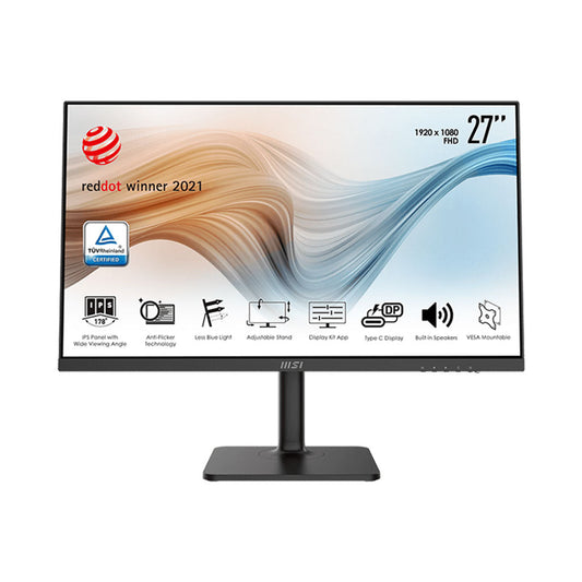 MSI Modern MD271P 27" 75Hz 1920 x 1080 (FHD) Monitor from MSI sold by 961Souq-Zalka