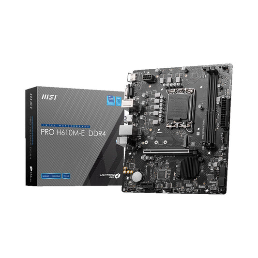 MSI Pro H610M-E DDR4 for 12th/13th Generation