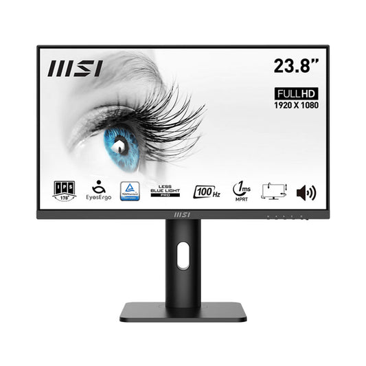 MSI PRO MP243X - 23.8" Professional Business Monitor with Built-in Speakers and High Refresh Rate