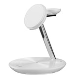 MagEasy PowerStation 5 in 1 Magnetic Wireless Charging Stand - White