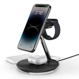 MagEasy PowerStation 5 in 1 Magnetic Wireless Charging Stand - Black