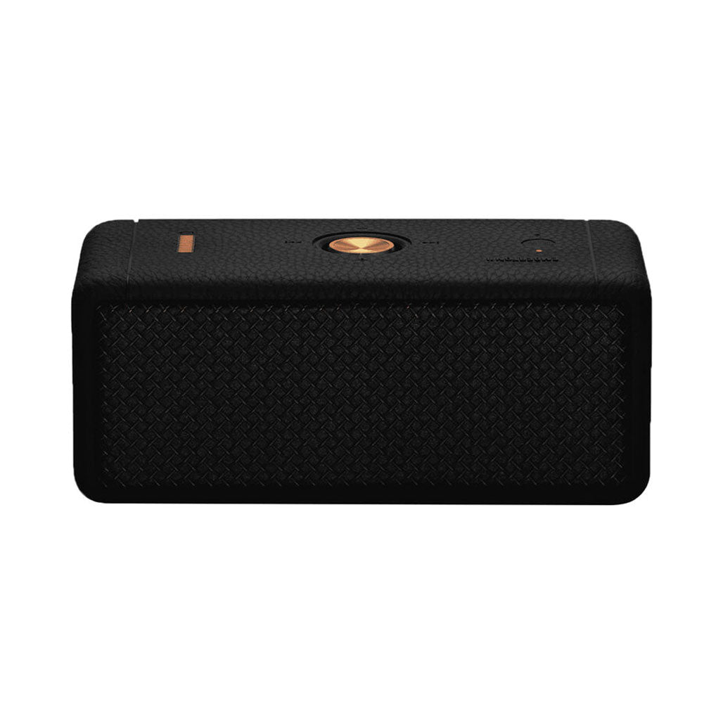 Marshall Emberton II Portable Waterproof Wireless Speaker (Black & Brass) from Marshall sold by 961Souq-Zalka