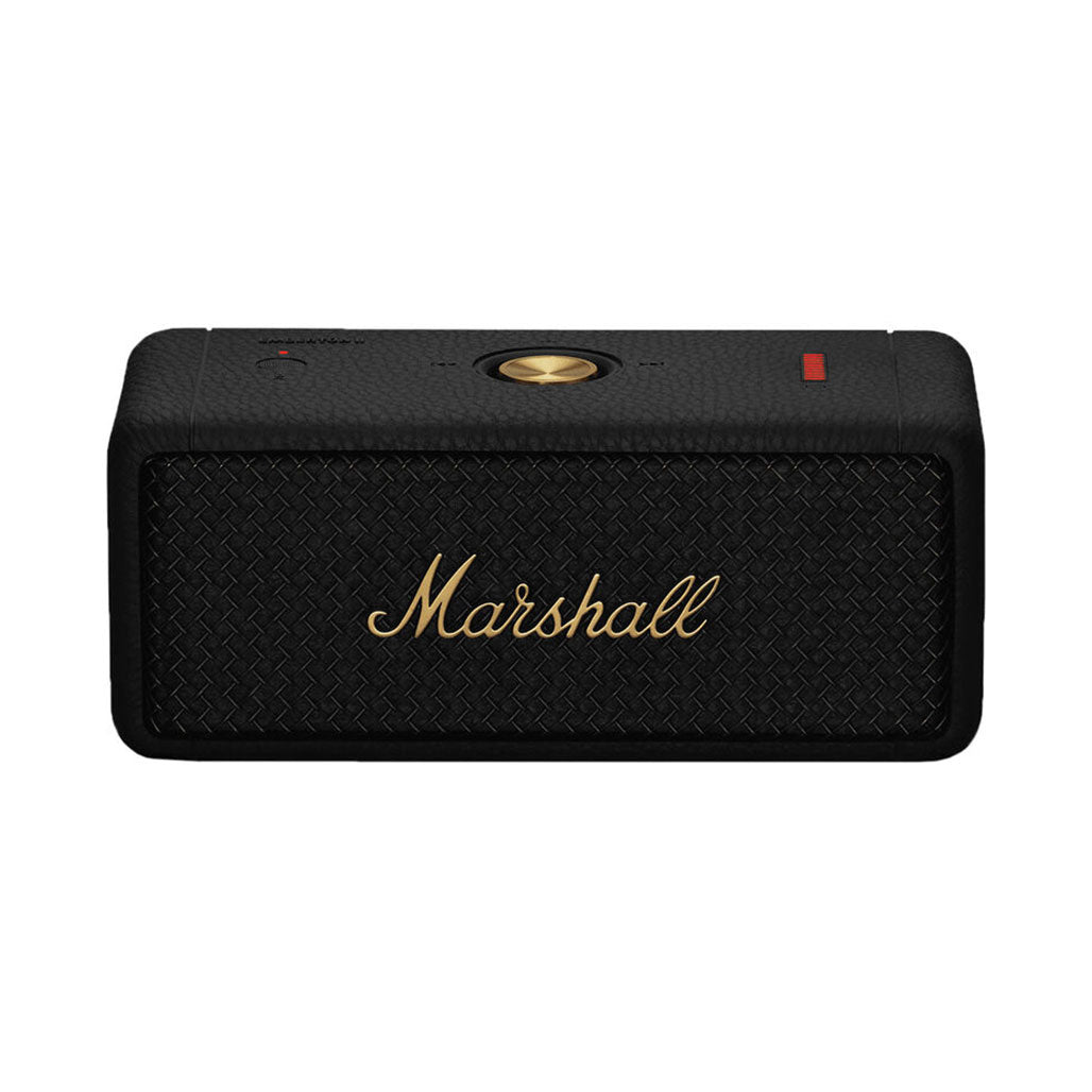 Marshall Emberton II Portable Waterproof Wireless Speaker (Black & Brass) from Marshall sold by 961Souq-Zalka