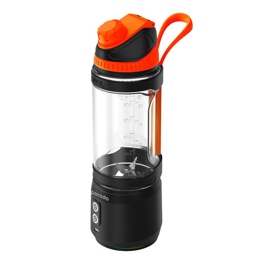 Porodo Lifestyle Dual Spin Portable Blender - 240W, 304 Stainless Steel Blade, 3x2000mAh Battery, Ice Crushing Technology