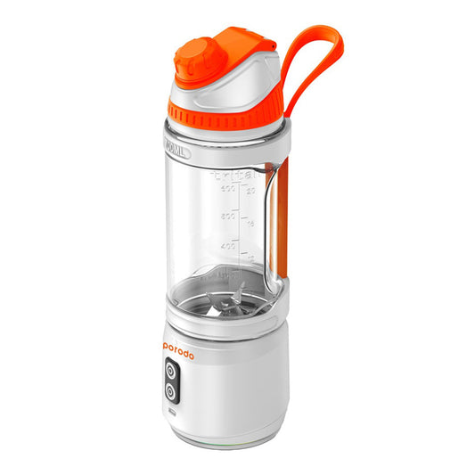 Porodo Lifestyle Dual Spin Portable Blender - 240W, 304 Stainless Steel Blade, 3x2000mAh Battery, Ice Crushing Technology