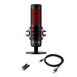 HyperX QuadCast USB Microphone - Black | 4P5P6AA