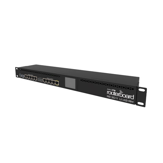 Mikrotik 1U Rackmount 10xGigabit Ethernet Ports | RB3011UiAS-RM