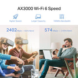 TP-Link RE700X AX3000 Mesh WiFi 6 Extender | Dual Band WiFi 6, OneMesh™ Compatible, Gigabit Ethernet