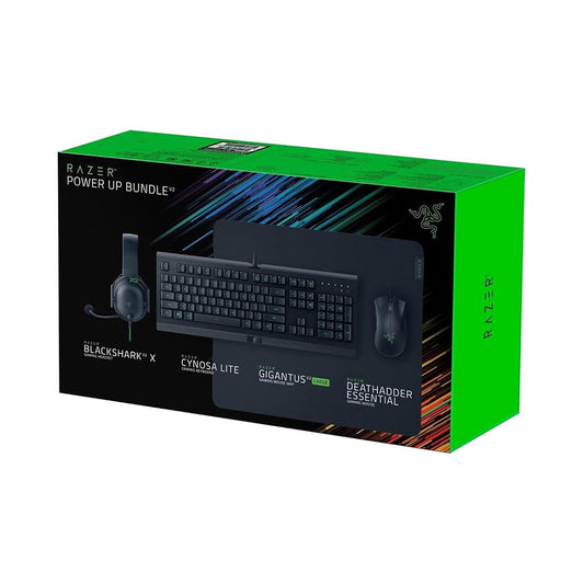 Razer Power Up Bundle V2 - Gaming Keyboard, Headset, Mouse and MousePad | RZ85-02742300-B3M1