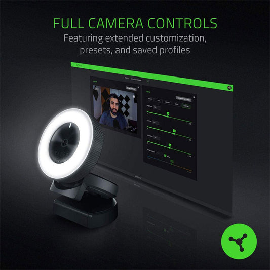 Razer Kiyo Streaming Webcam: 1080p 30 FPS / 720p 60 FPS from Razer sold by 961Souq-Zalka