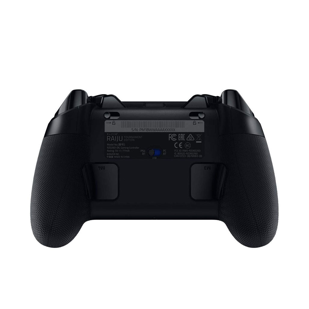 Razer Raiju Tournament Edition – Gaming Controller Bluetooth & Wired Connection (PS4 PC USB Controller with Four Programmable Buttons, Quick Control Panel and Ergonomics Optimized for Esports) from Razer sold by 961Souq-Zalka