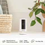 Ring Indoor Camera 2nd Gen - Wired Security Camera with Privacy Cover, 1080p HD - White